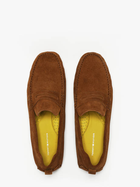 Mocassins Uit Leder Tommy hilfiger Bruin men 5789GVQ ander zicht 4